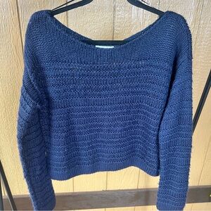 Hollister Navy Blue Women's Sweater